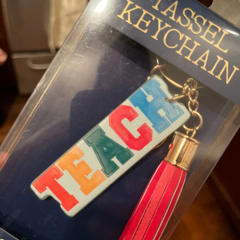 Teacher Tassel Keychain (new‎ / w/a/x)
